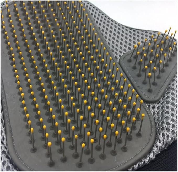 Stainless Steel Pet Grooming Glove - Gentle Deshedding Brush